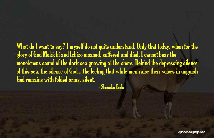 Bear Behind Quotes By Shusaku Endo Bear Behind Quotes By Shusaku Endo