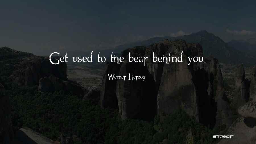 Bear Behind Quotes By Werner Herzog Bear Behind Quotes By Werner Herzog