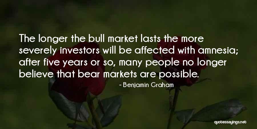 Bear Markets Quotes By Benjamin Graham