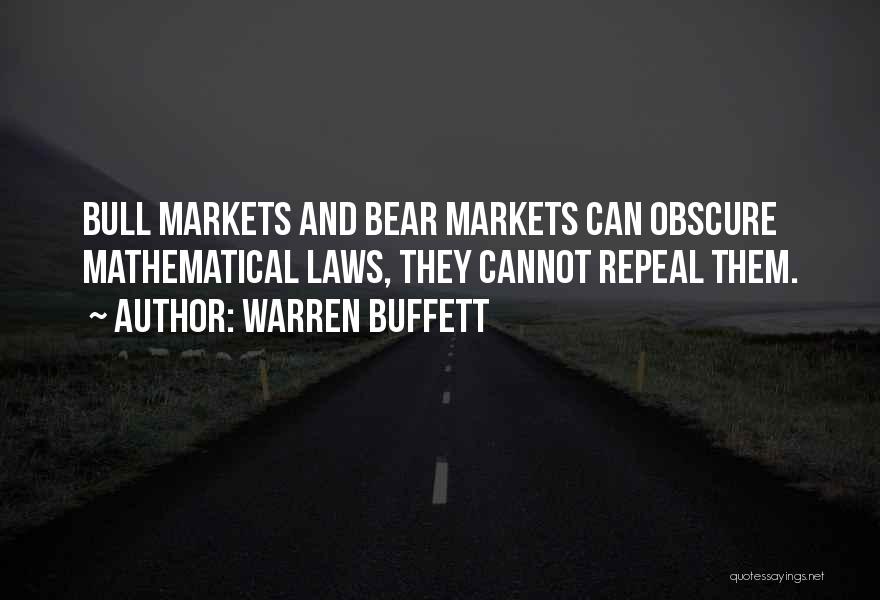 Bear Markets Quotes By Warren Buffett