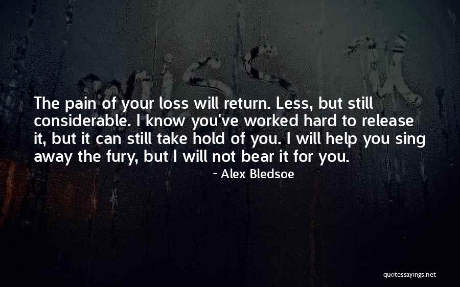 Bear Pain Quotes By Alex Bledsoe