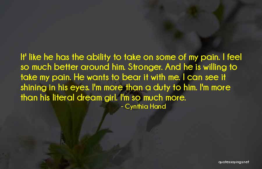 Bear Pain Quotes By Cynthia Hand Bear Pain Quotes By Cynthia Hand
