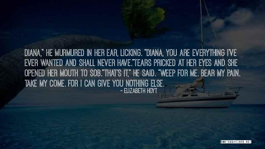 Bear Pain Quotes By Elizabeth Hoyt