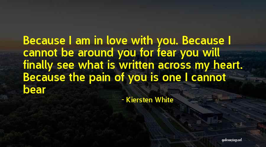 Bear Pain Quotes By Kiersten White Bear Pain Quotes By Kiersten White