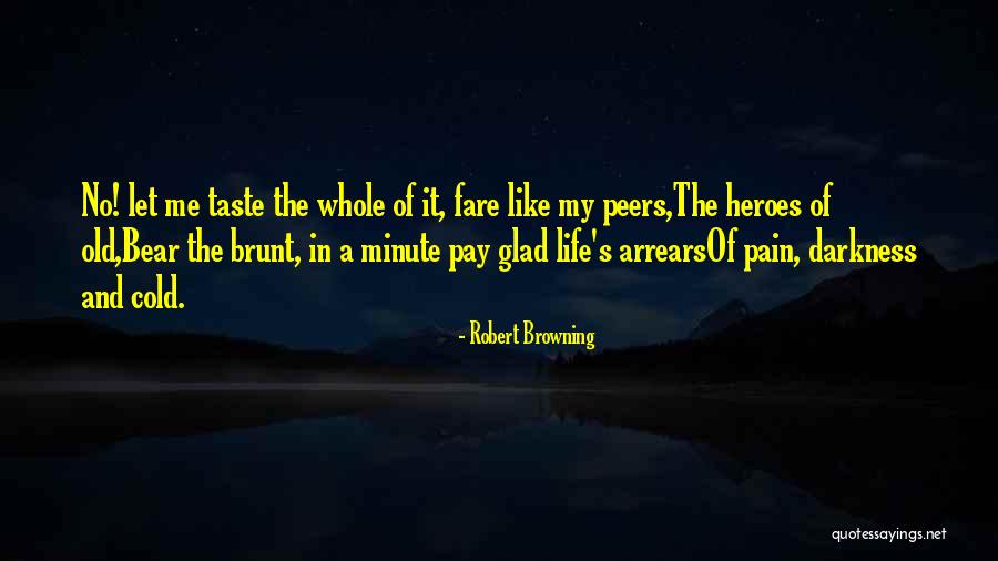 Bear Pain Quotes By Robert Browning