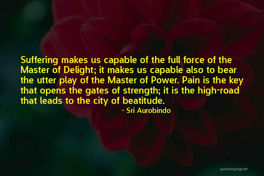 Bear Pain Quotes By Sri Aurobindo