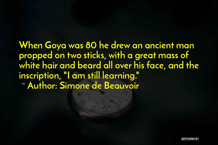 Beard Man Quotes By Simone De Beauvoir