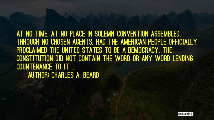 Beard Quotes By Charles A. Beard