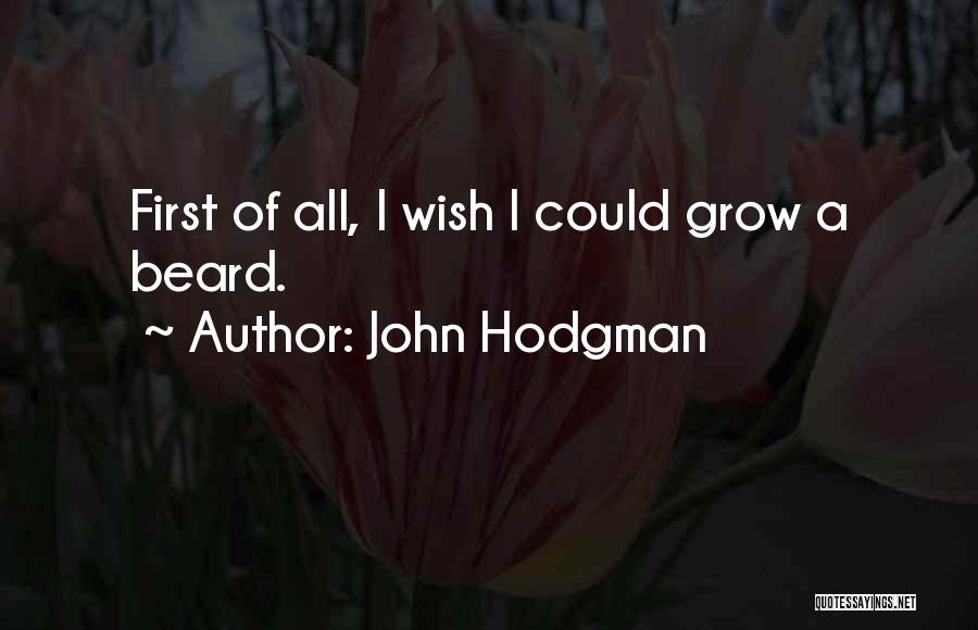 Beard Quotes By John Hodgman