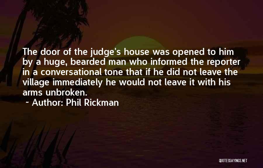 Bearded Man Quotes By Phil Rickman