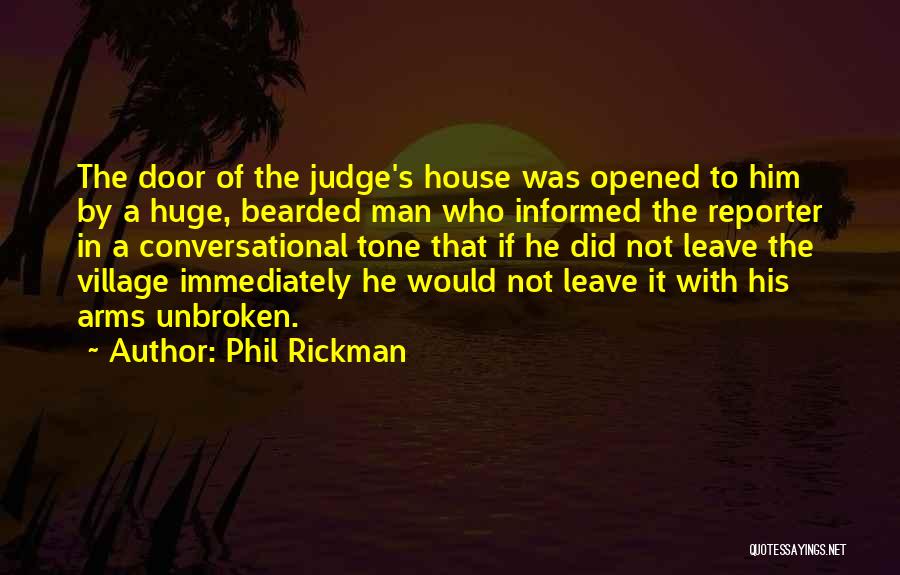 Bearded Quotes By Phil Rickman