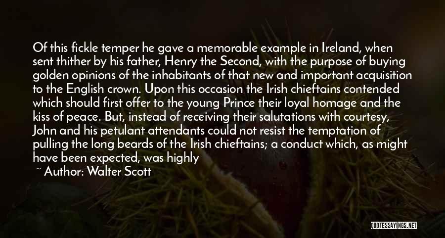 Beards Quotes By Walter Scott