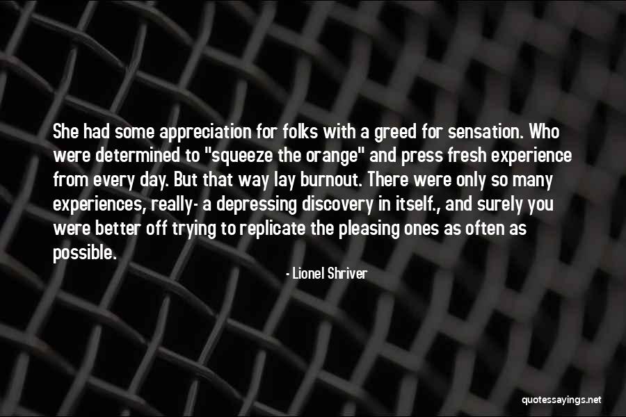 Bearfoot Bistro Quotes By Lionel Shriver