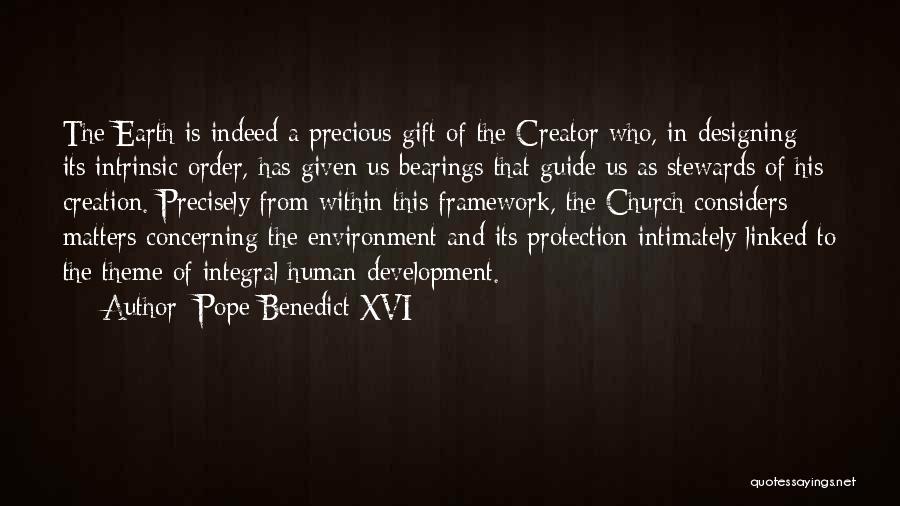 Bearings Quotes By Pope Benedict XVI