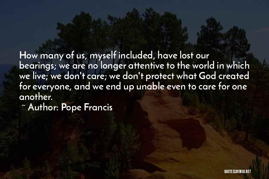 Bearings Quotes By Pope Francis