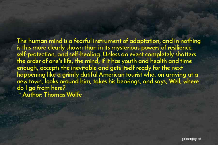 Bearings Quotes By Thomas Wolfe