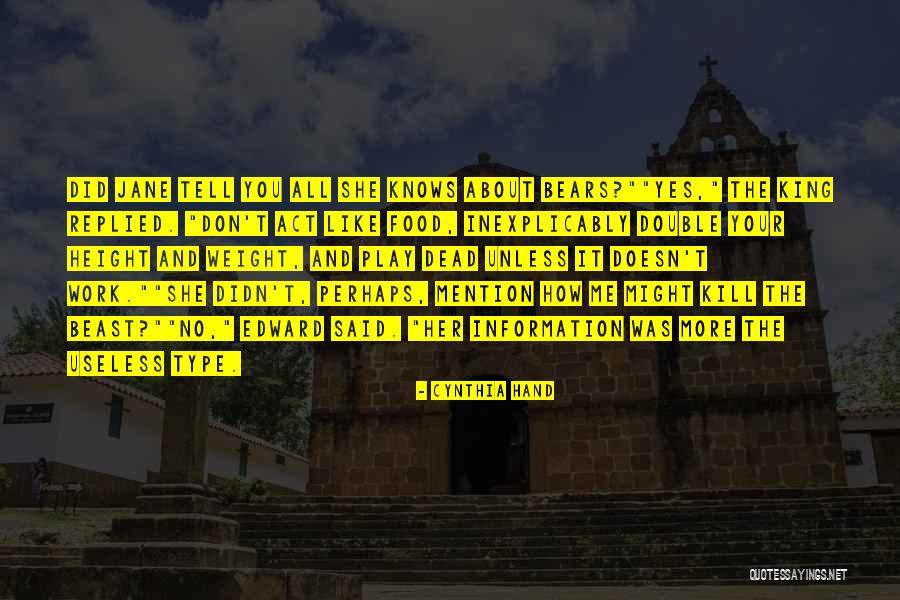 Beast Quotes By Cynthia Hand