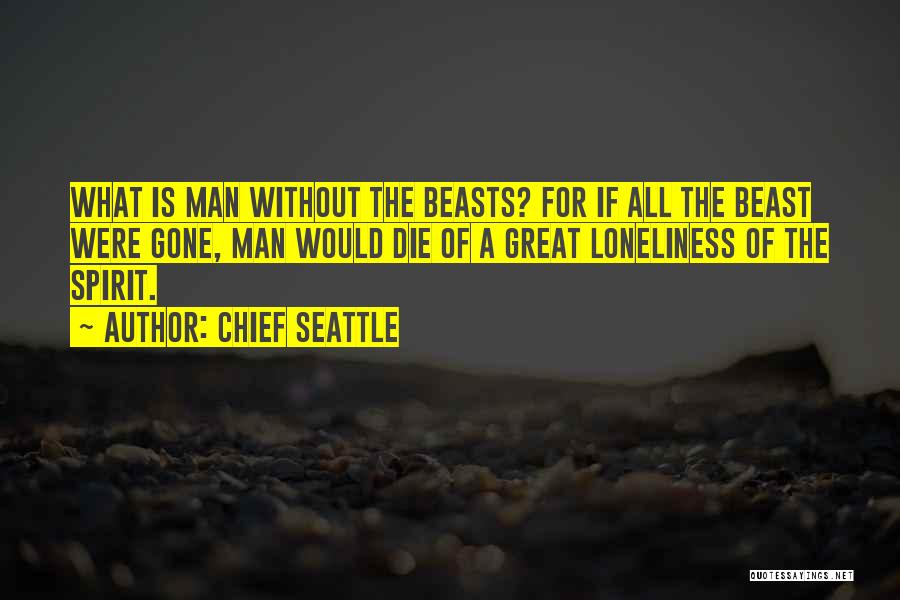 Beasts Quotes By Chief Seattle