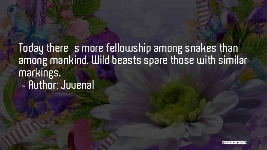 Beasts Quotes By Juvenal