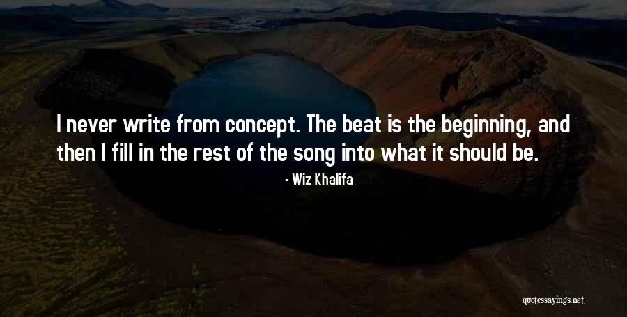 Beat And Song Quotes By Wiz Khalifa Beat And Song Quotes By Wiz Khalifa