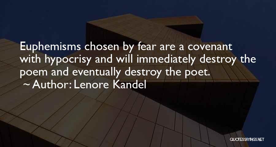 Beat The Fear Quotes By Lenore Kandel