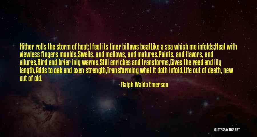 Beat The Heat Quotes By Ralph Waldo Emerson