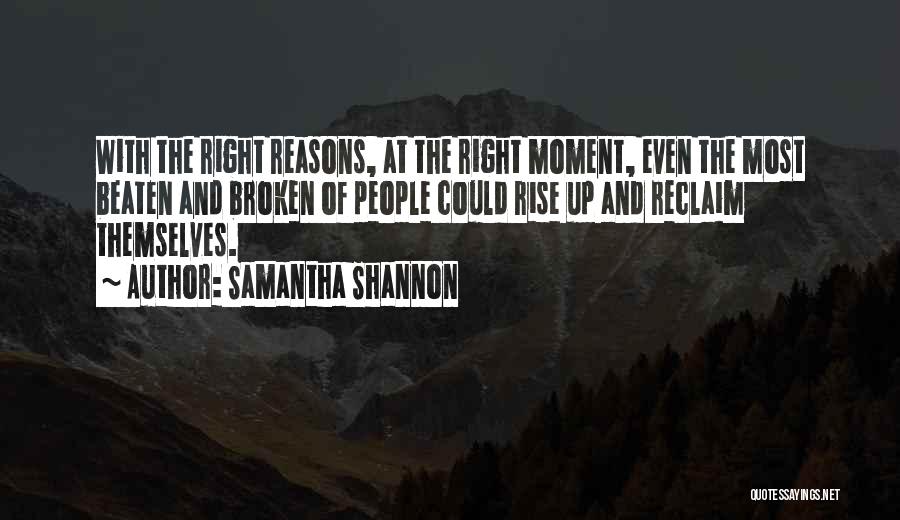 Beaten But Not Broken Quotes By Samantha Shannon