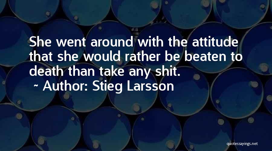 Beaten Quotes By Stieg Larsson