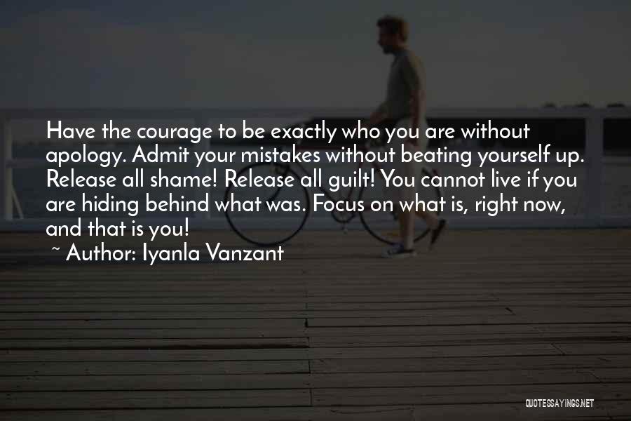 Beating Yourself Up Over Mistakes Quotes By Iyanla Vanzant