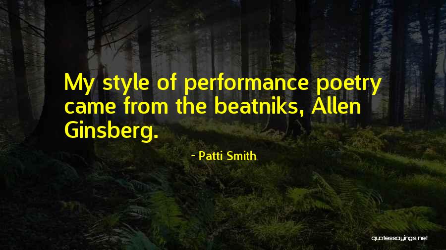 Beatnik Quotes By Patti Smith Beatnik Quotes By Patti Smith