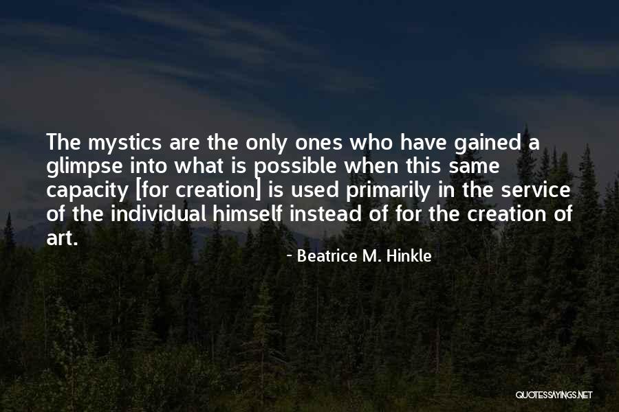 Beatrice M. Hinkle Quotes 90226