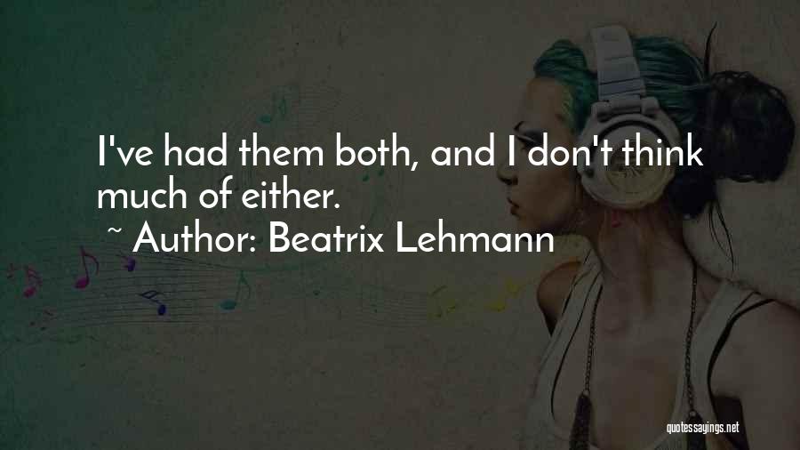 Beatrix Lehmann Quotes 963930