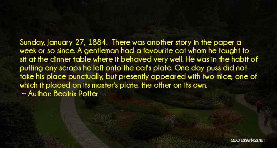 Beatrix Potter Story Quotes By Beatrix Potter