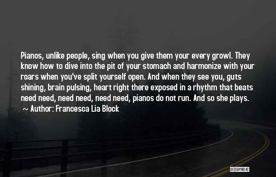 Beats Music Quotes By Francesca Lia Block