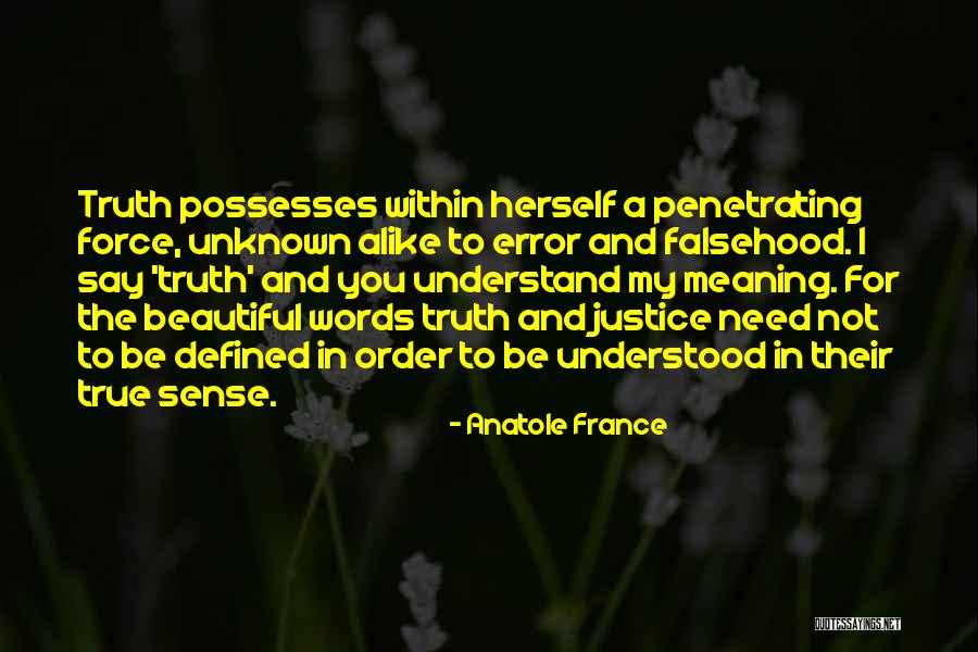 Beautiful And Meaning Quotes By Anatole France