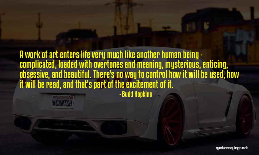 Beautiful And Meaning Quotes By Budd Hopkins