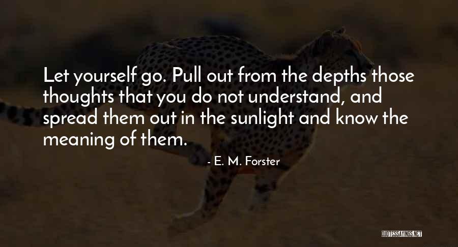 Beautiful And Meaning Quotes By E. M. Forster