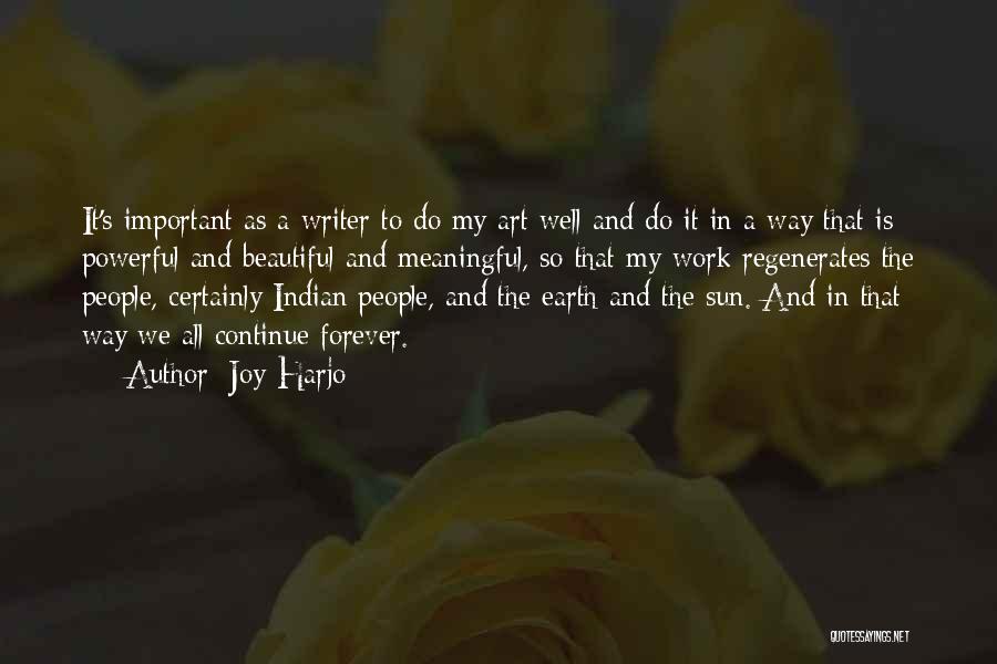 Beautiful And Meaningful Quotes By Joy Harjo