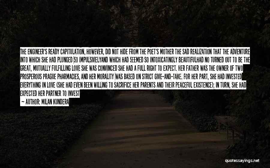 Beautiful And Sad Love Quotes By Milan Kundera