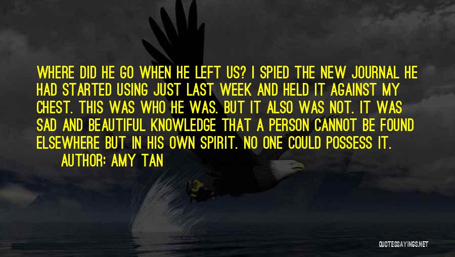 Beautiful And Sad Quotes By Amy Tan