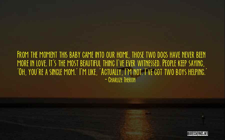 Beautiful Baby Quotes By Charlize Theron Beautiful Baby Quotes By Charlize Theron