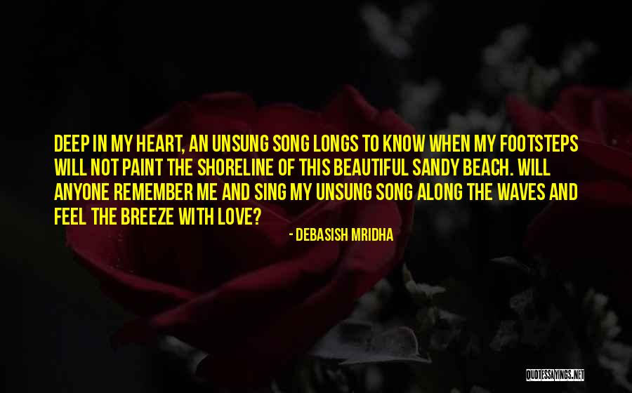 Beautiful Beach Quotes By Debasish Mridha
