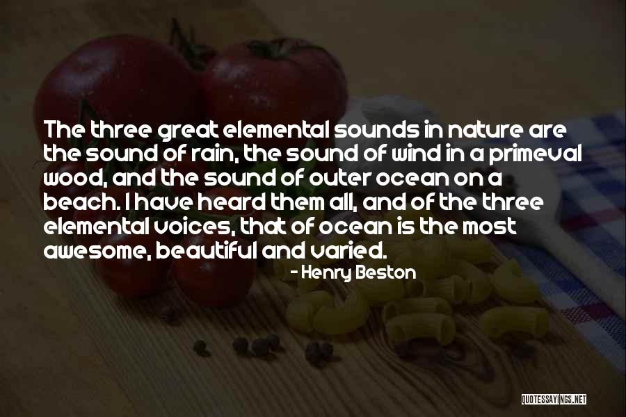 Beautiful Beach Quotes By Henry Beston