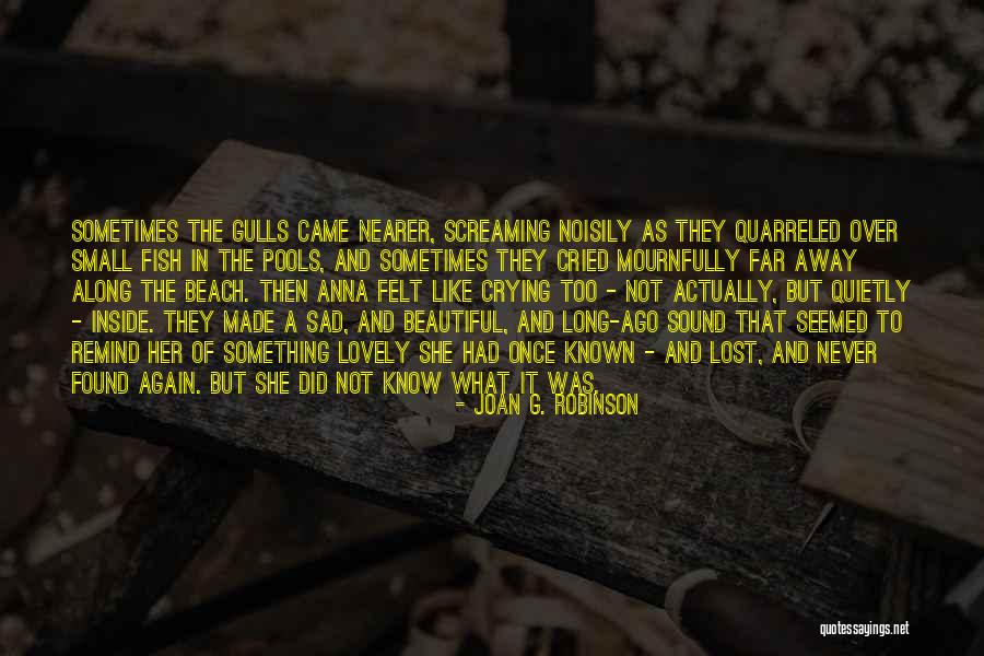 Beautiful Beach Quotes By Joan G. Robinson
