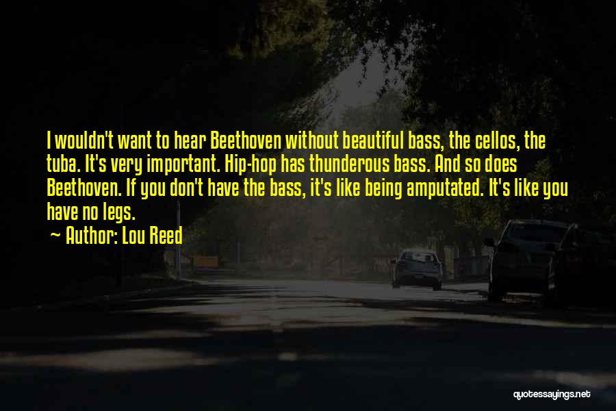 Beautiful Being Quotes By Lou Reed