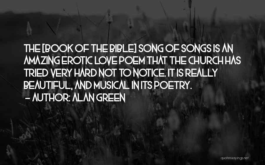 Beautiful Bible Love Quotes By Alan Green