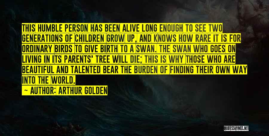 Beautiful Birth Quotes By Arthur Golden