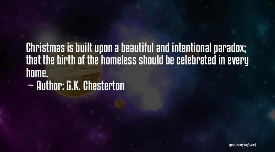 Beautiful Birth Quotes By G.K. Chesterton