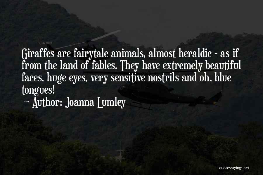 Beautiful Blue Eyes Quotes By Joanna Lumley