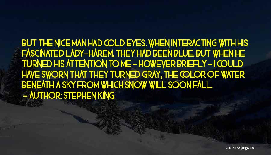 Beautiful Blue Eyes Quotes By Stephen King